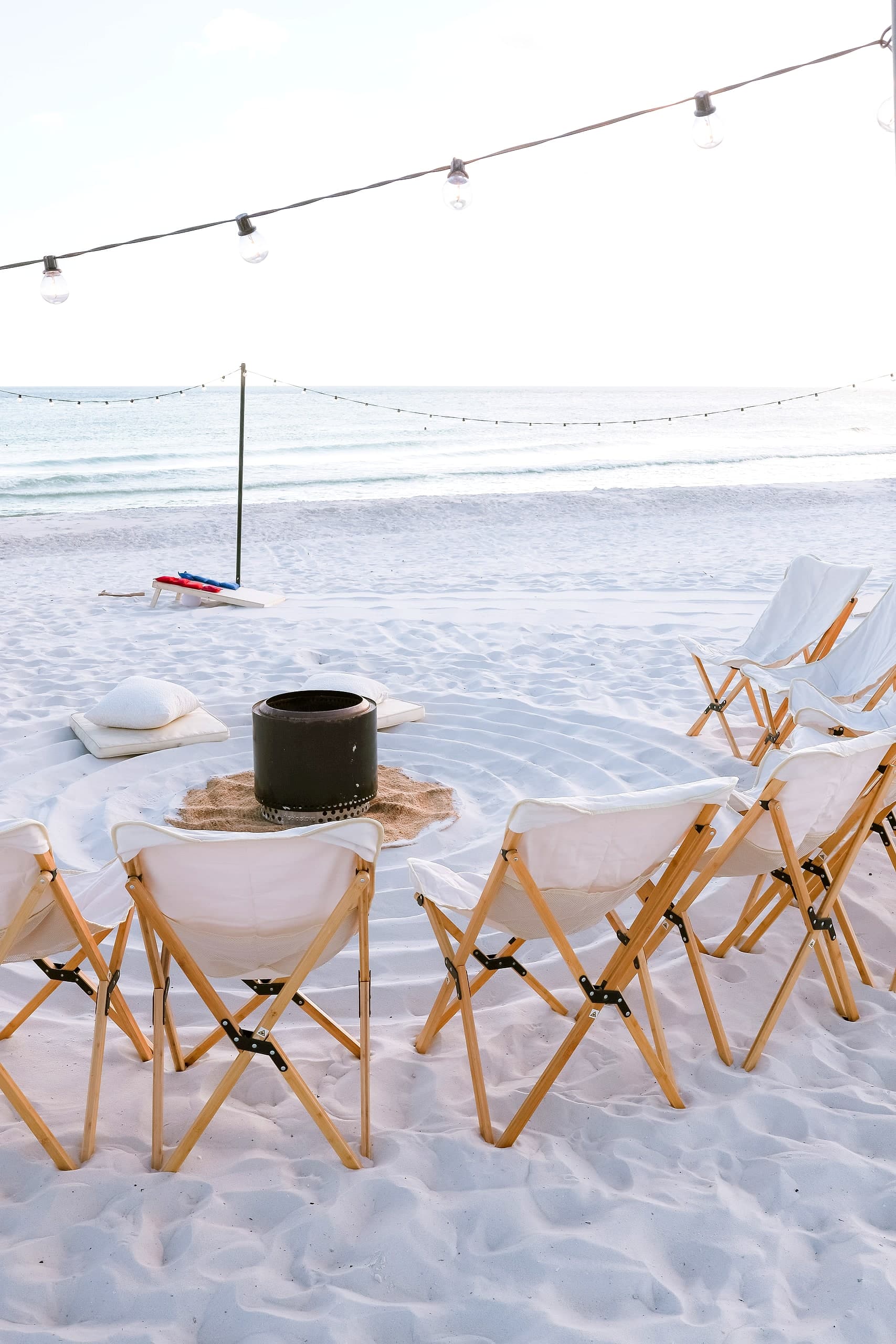 The Elevated Bonfire — The signature styled beach bonfire
